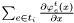 $\sum_{e \in t_i} \frac{\partial \varphi_e^t(x)}{\partial x}$